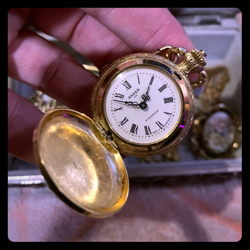 Vintage pocket watch Anker 100 Made in Germany